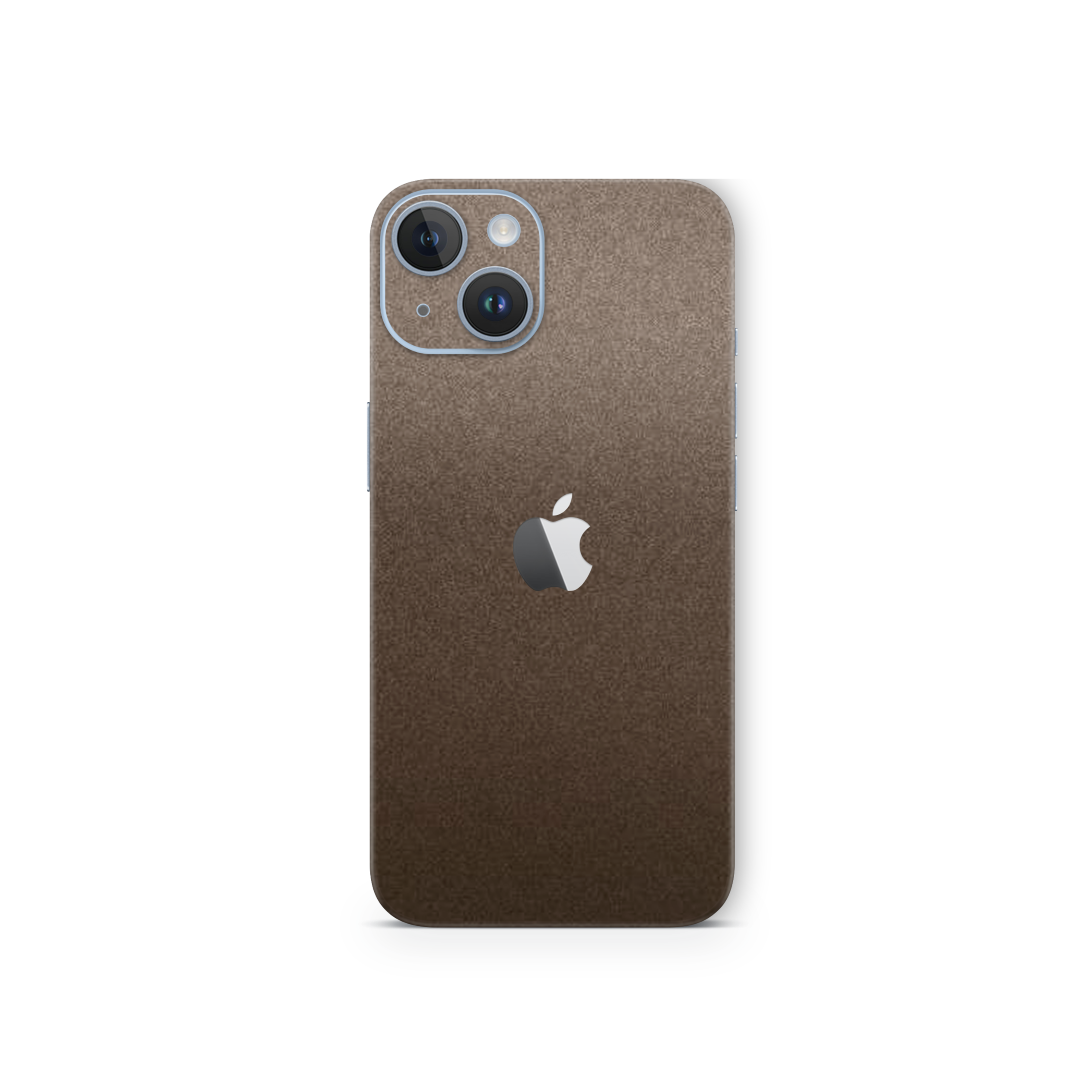 Matte Brown Metallic Skin for iPhone 14 Plus