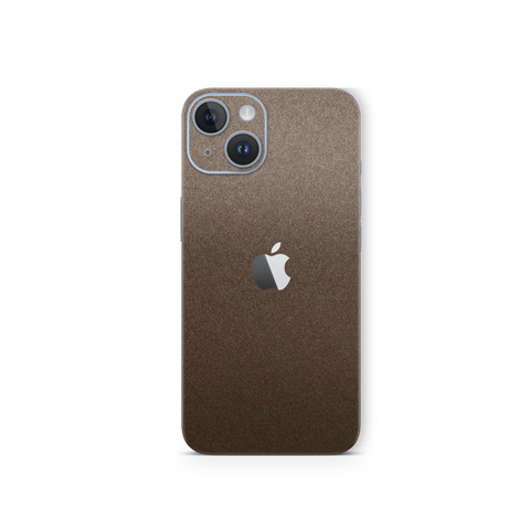 Matte Brown Metallic Skin for iPhone 14 Plus