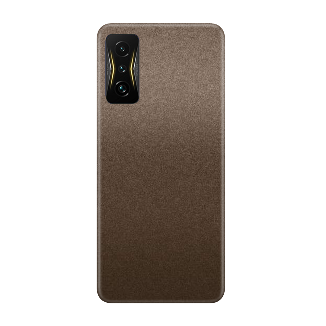 Brown Metallic Skin for Poco 4 GT