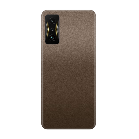 Brown Metallic Skin for Poco 4 GT