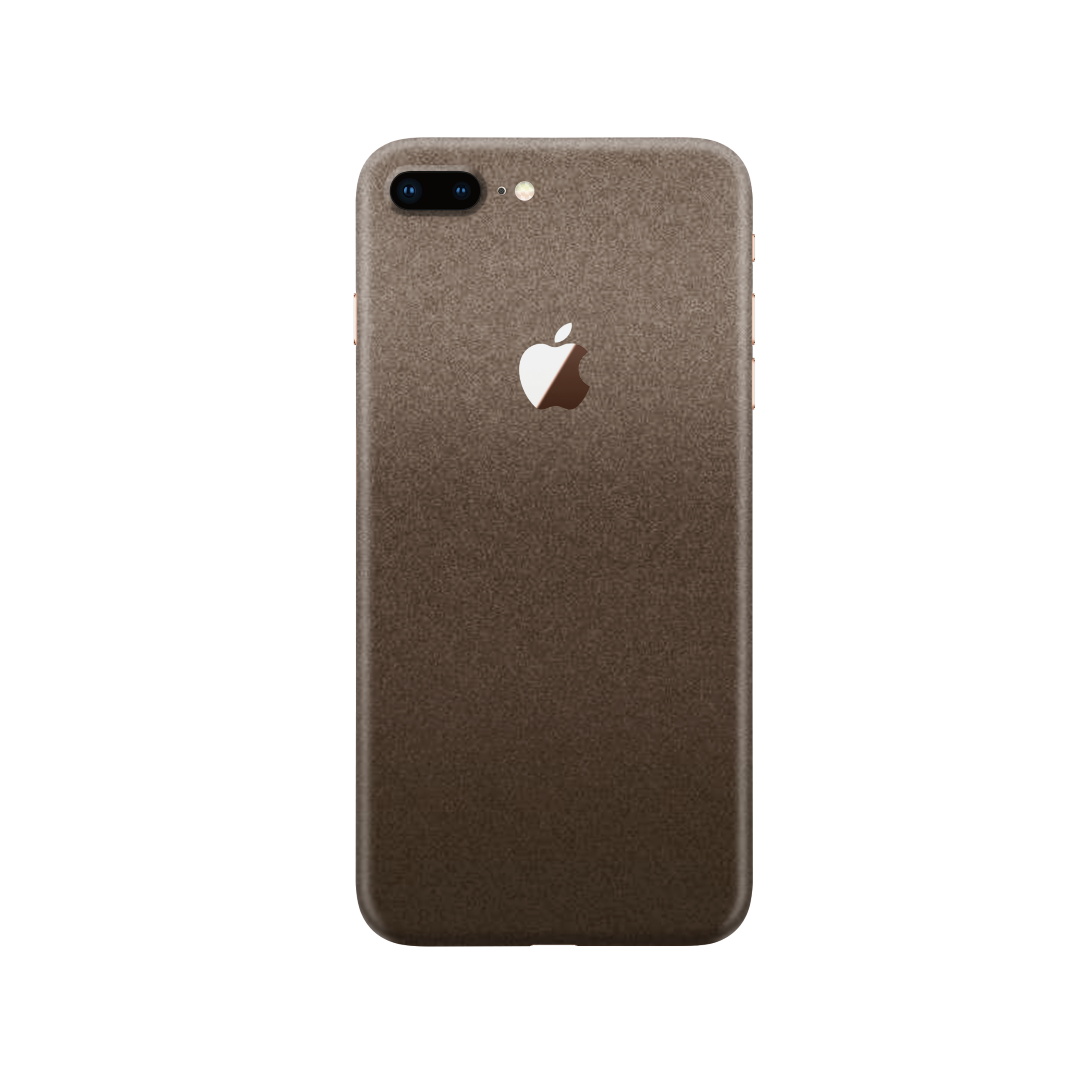 Matte Brown Metallic Skin for iPhone 8 Plus