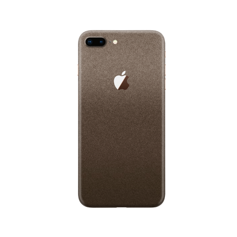 Matte Brown Metallic Skin for iPhone 8 Plus