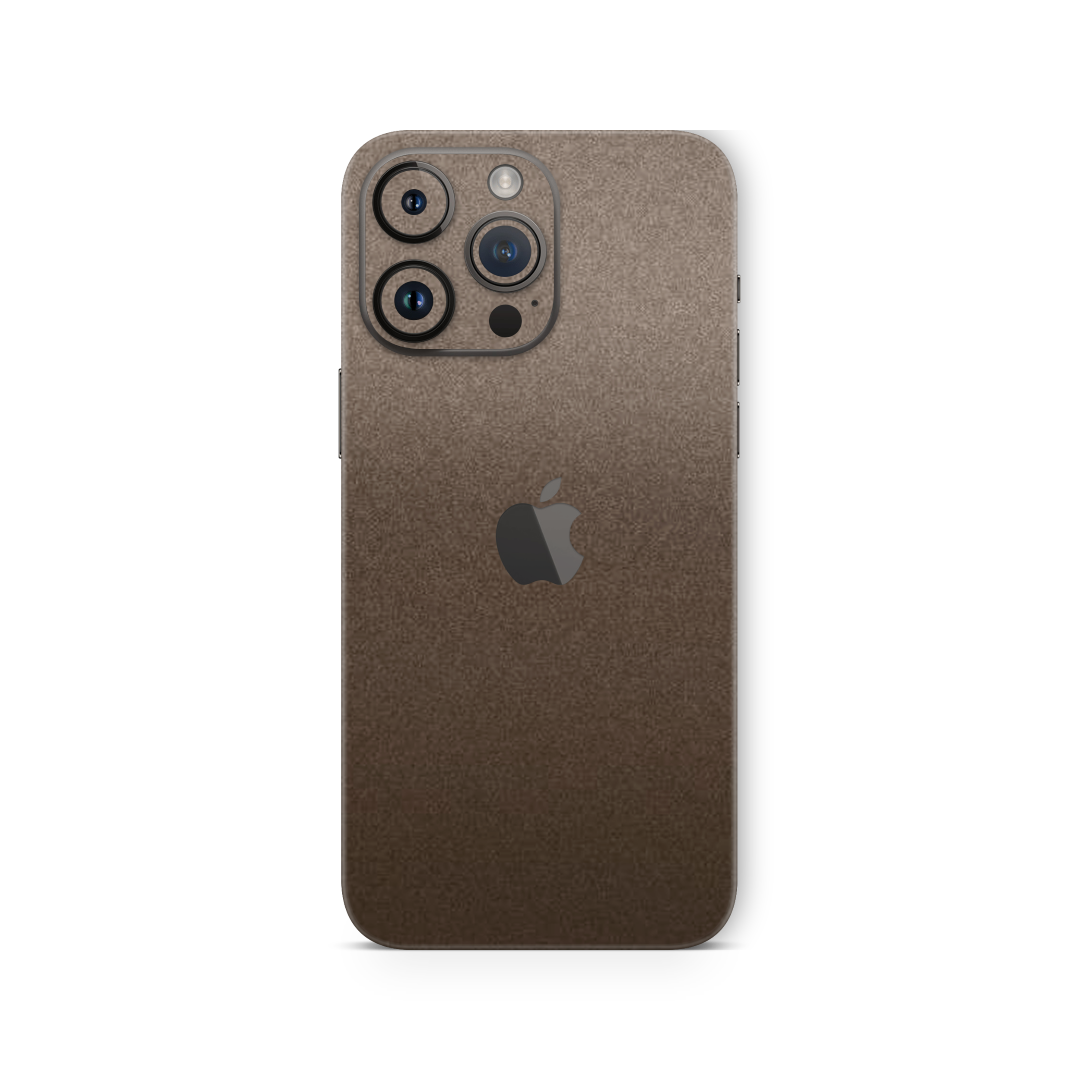 Brown Metallic Skin for Iphone 15 Pro Max