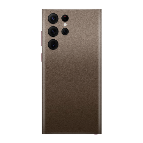 Brown Metallic Skin for Samsung S22 Ultra