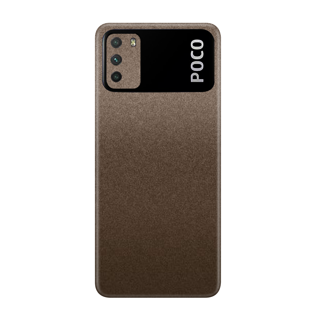 Brown Metallic Skin for Poco M3