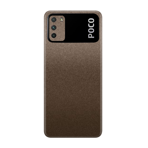 Brown Metallic Skin for Poco M3