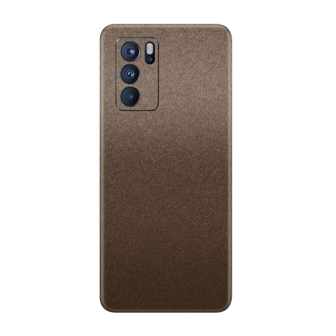 Brown Metallic Skin for Oppo Reno 6 Pro