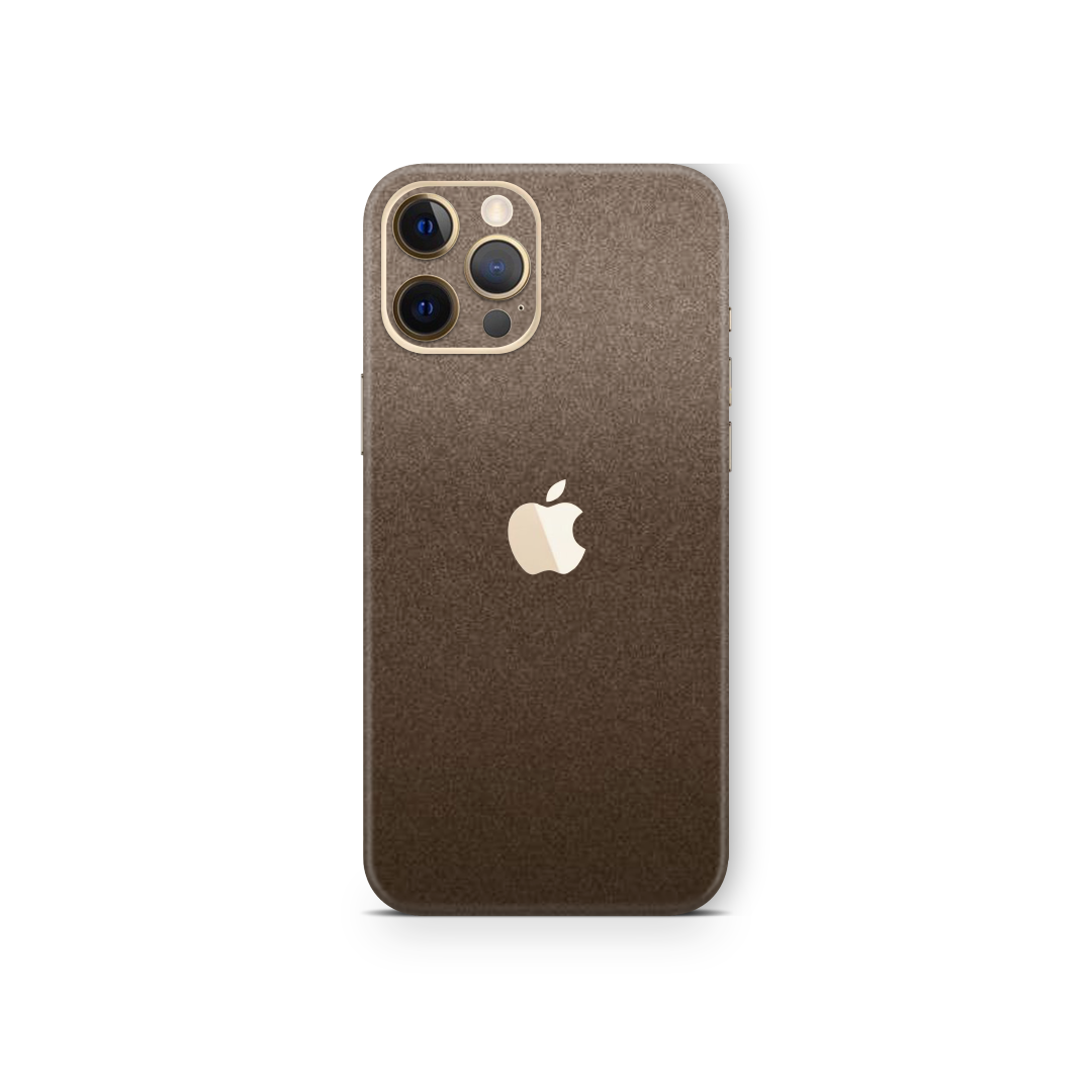 Matte Brown Metallic Skin for iPhone 12 Pro