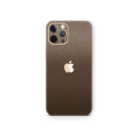 Matte Brown Metallic Skin for iPhone 12 Pro