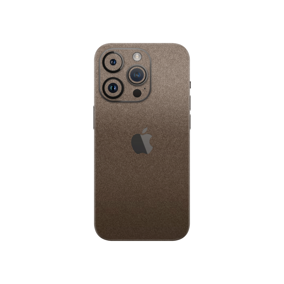 Brown Metallic Skin for Iphone 15 Pro