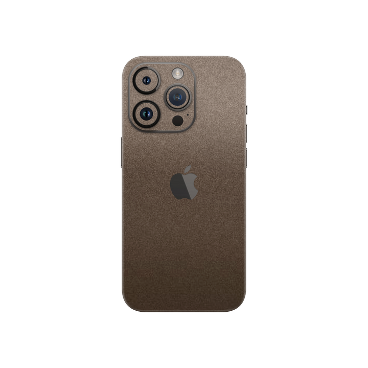 Brown Metallic Skin for Iphone 15 Pro