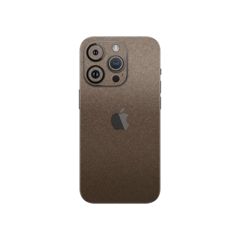 Brown Metallic Skin for Iphone 15 Pro