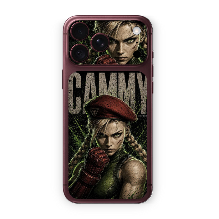 Cammy Shadow Strike Edition Phone Skin – Street Fighter Design