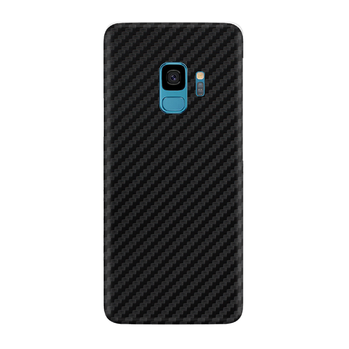 Carbon Fiber Black Skin for Samsung S9