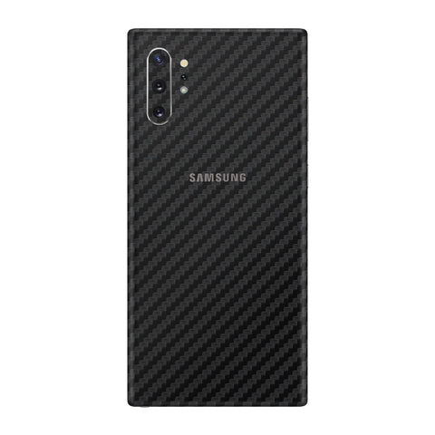 Carbon Fiber Black Skin for Samsung Note 10 Plus