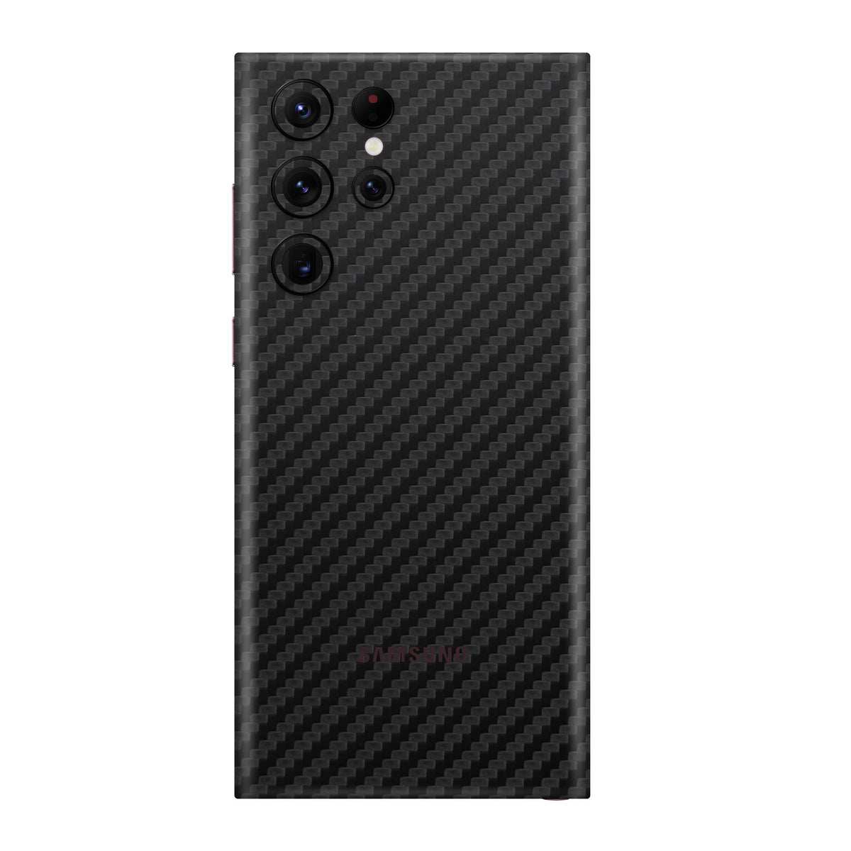 Carbon Fiber Black Skin for Samsung S23 Ultra