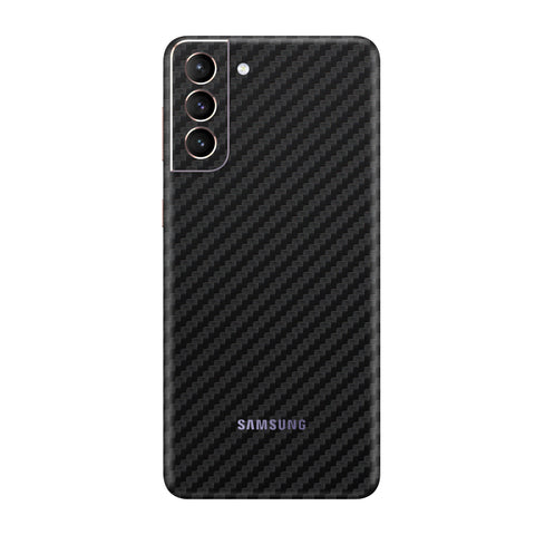 Carbon Fiber Black Skin for Samsung S22 Plus