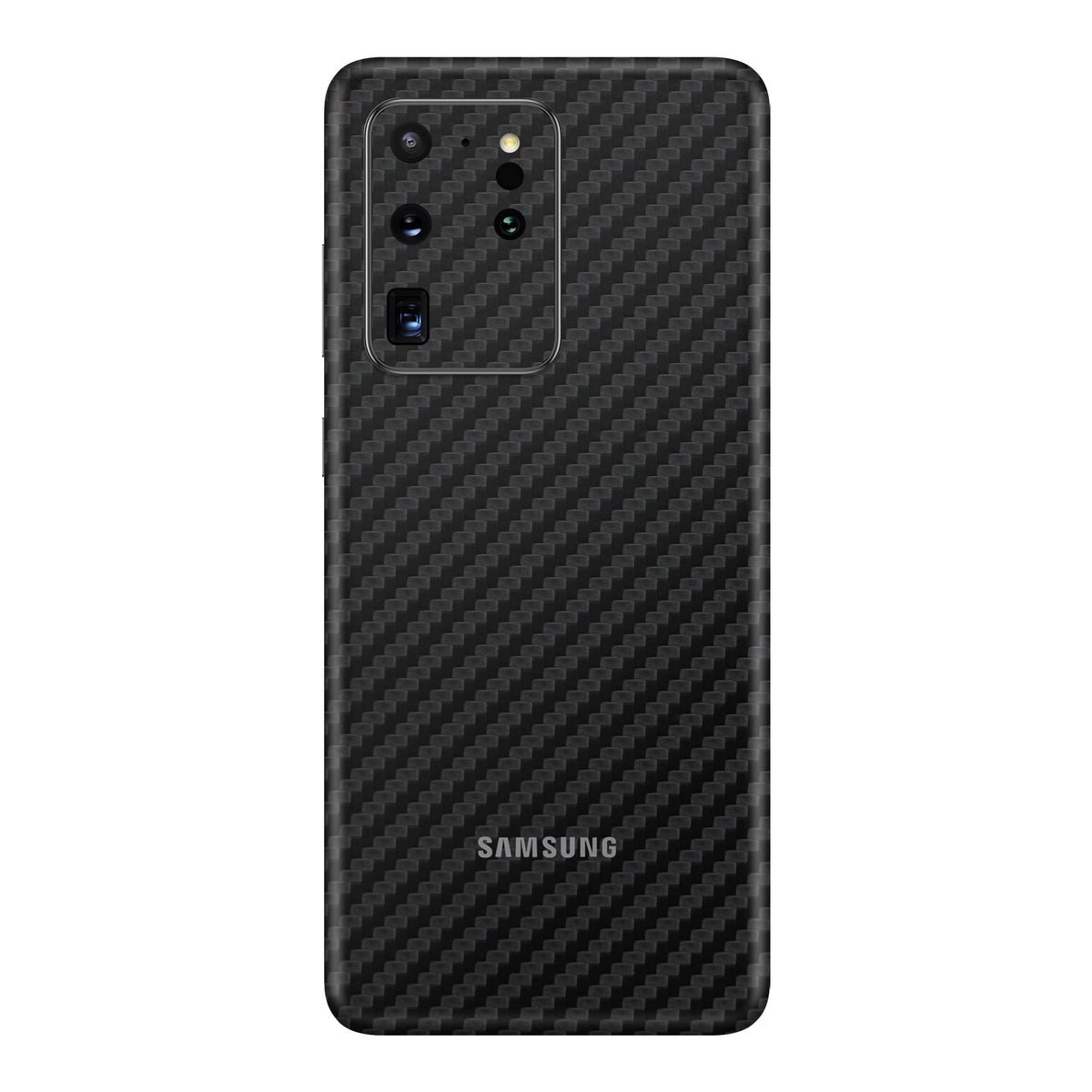 Carbon Fiber Black Skin for Samsung S20 Ultra