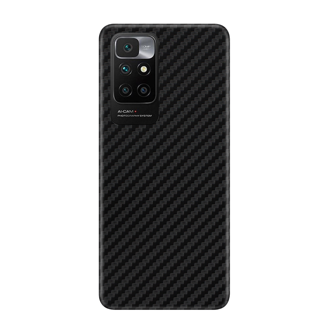 Carbon Fiber Black Skin for Redmi Note 10