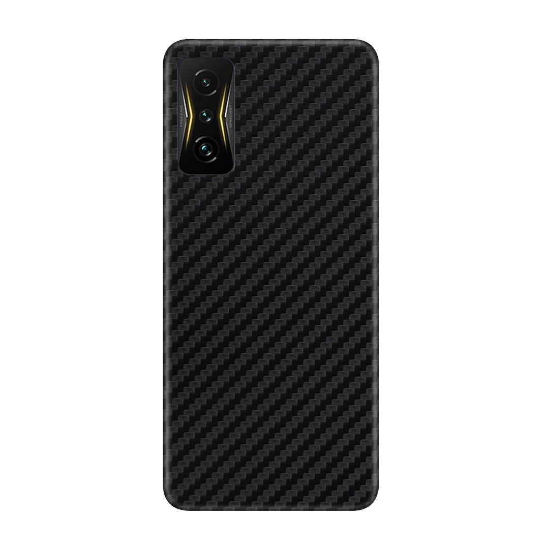 Carbon Fiber Black Skin for Poco 4 GT