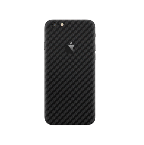 Carbon Fiber Black Skin for iPhone 6/6s