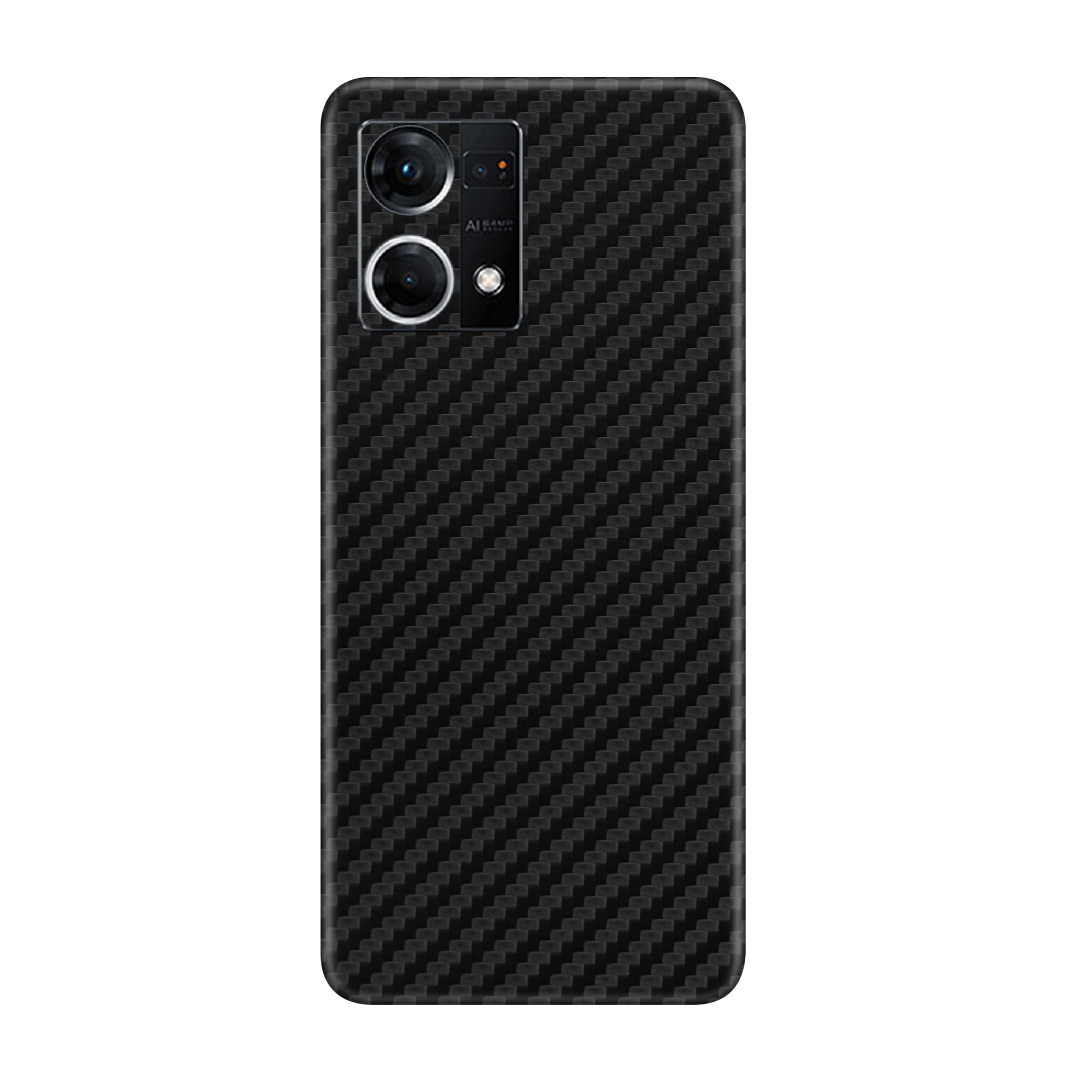 Carbon Fiber Black Skin for Oppo F21 Pro 4G