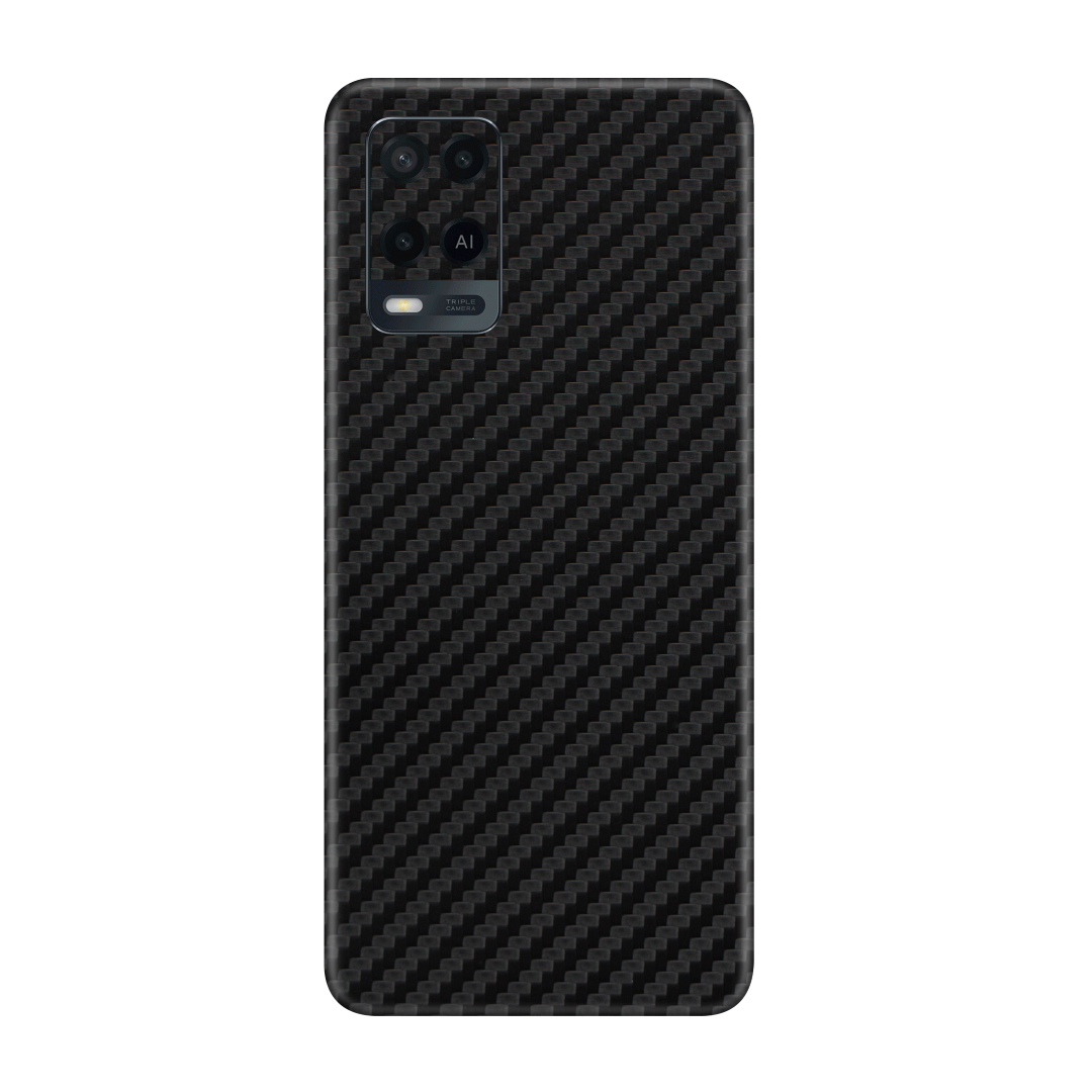 Carbon Fiber Black Skin for Oppo A54