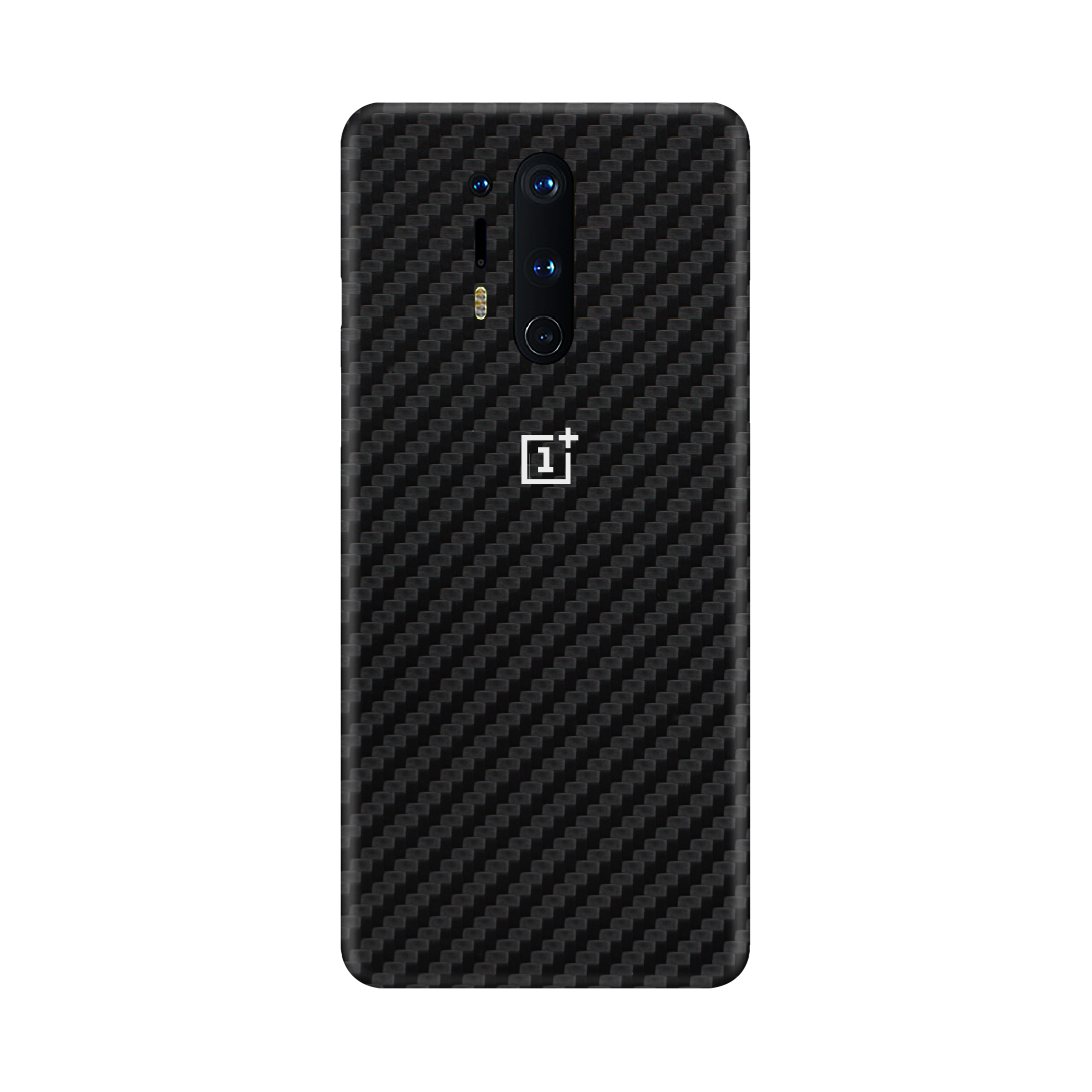 Carbon Fiber Black Skin for OnePlus 8 Pro