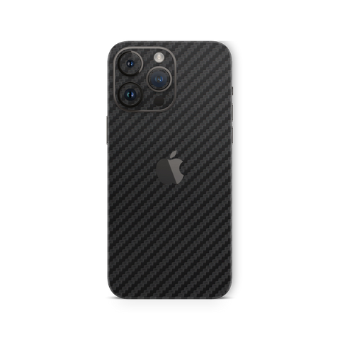 Carbon Fiber Black Skin for Iphone 16 Pro Max