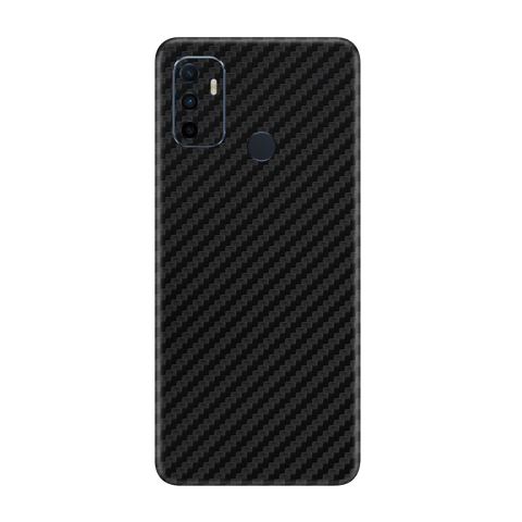 Carbon Fiber Black Skin for Oppo A53s