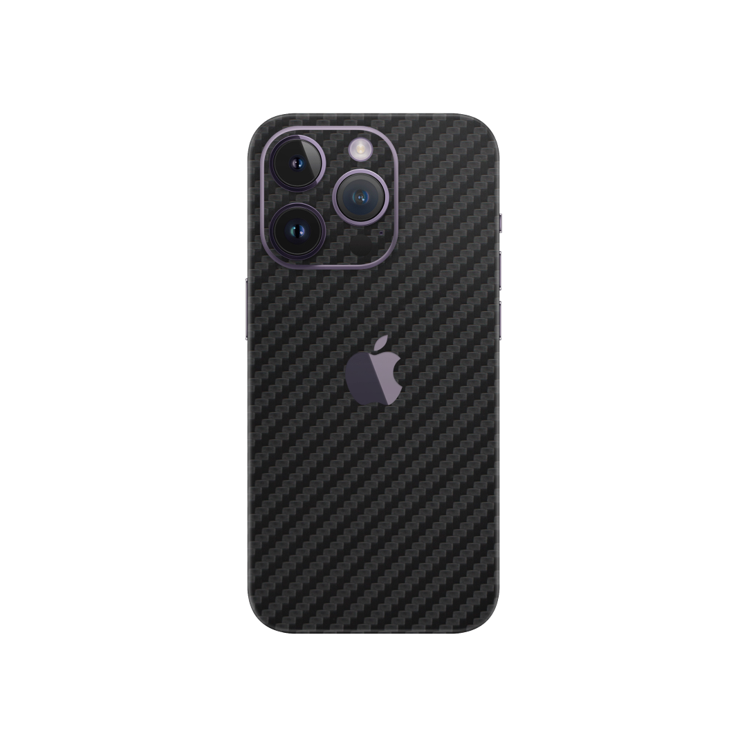 Carbon Fiber Black Skin for IPhone 14 Pro