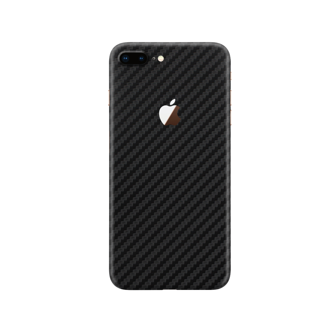 Carbon Fiber Black Skin for iPhone 8 Plus