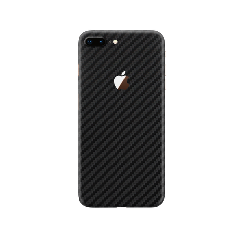 Carbon Fiber Black Skin for iPhone 8 Plus