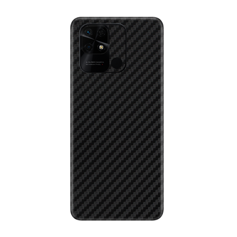 Carbon Fiber Black Skin for Redmi 10c