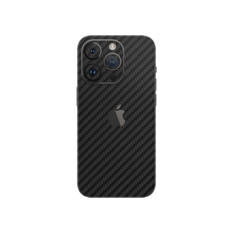 Carbon Fiber Black Skin for Iphone 15 Pro