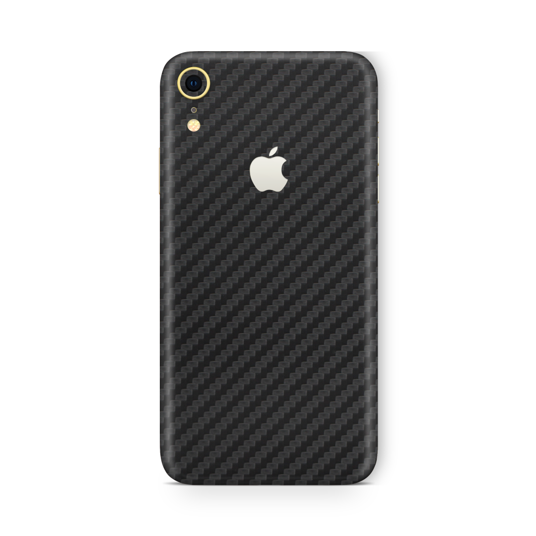 Carbon Fiber Black Skin for iPhone XR