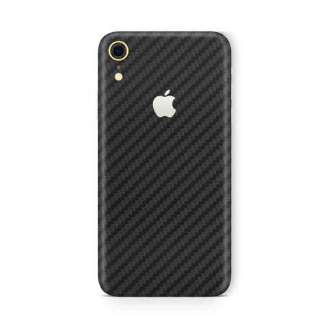 Carbon Fiber Black Skin for iPhone XR