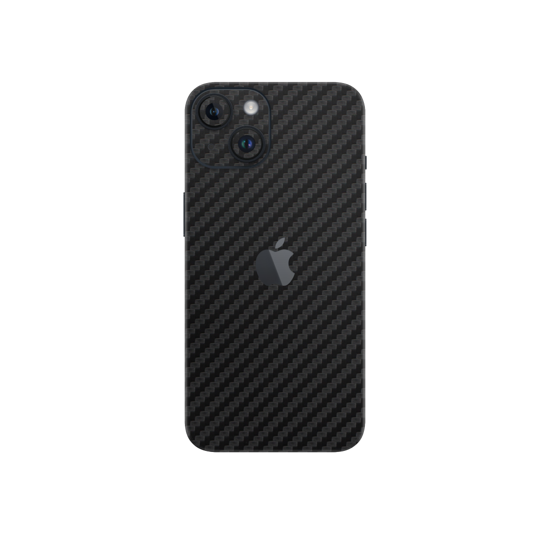 Carbon Fiber Black Skin for Iphone 15