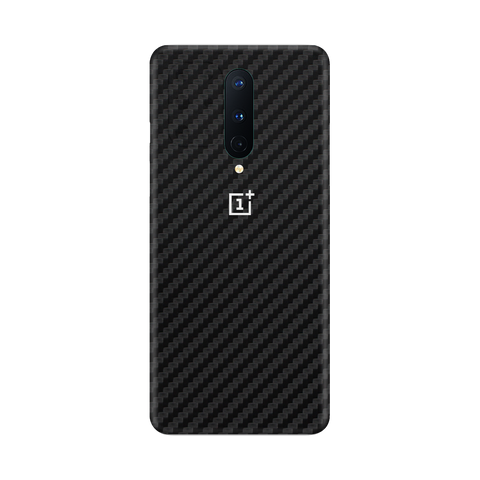 Carbon Fiber Black Skin for OnePlus 8