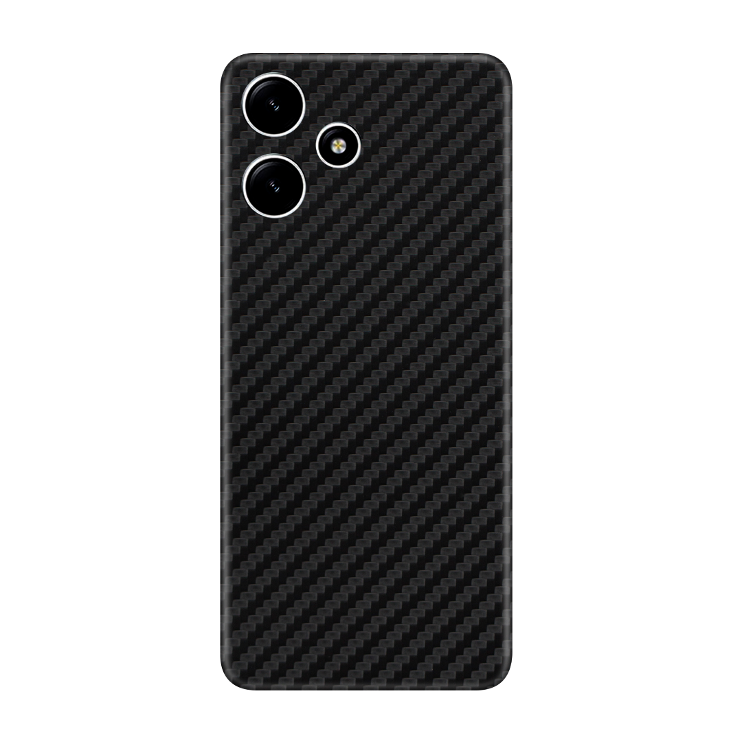 Carbon Fiber Black Skin for Redmi 12 5G