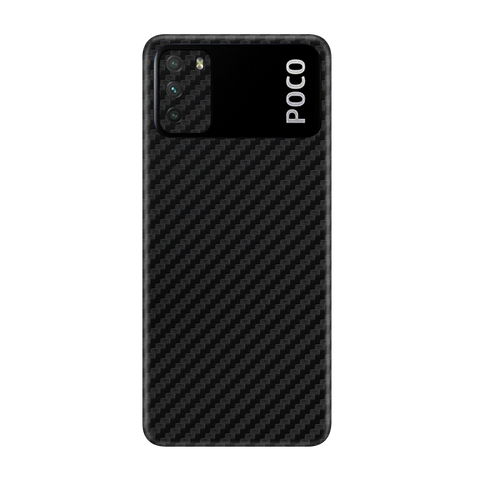 Carbon Fiber Black Skin for Poco M3