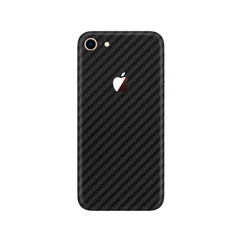 Carbon Fiber Black Skin for iPhone 8