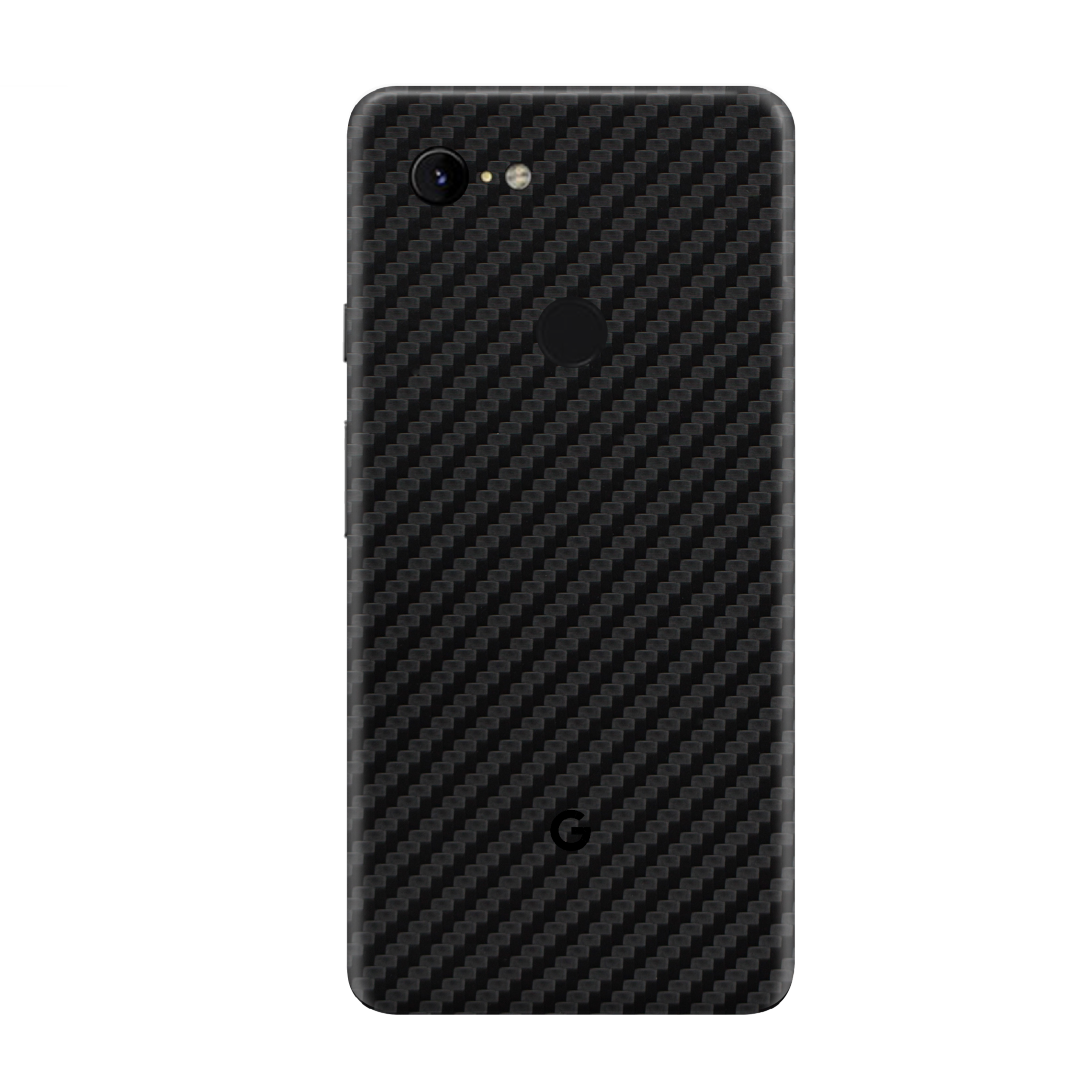 Carbon Fiber Black Skin for Google Pixel 3