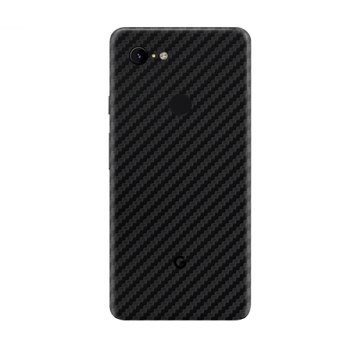 Carbon Fiber Black Skin for Google Pixel 3