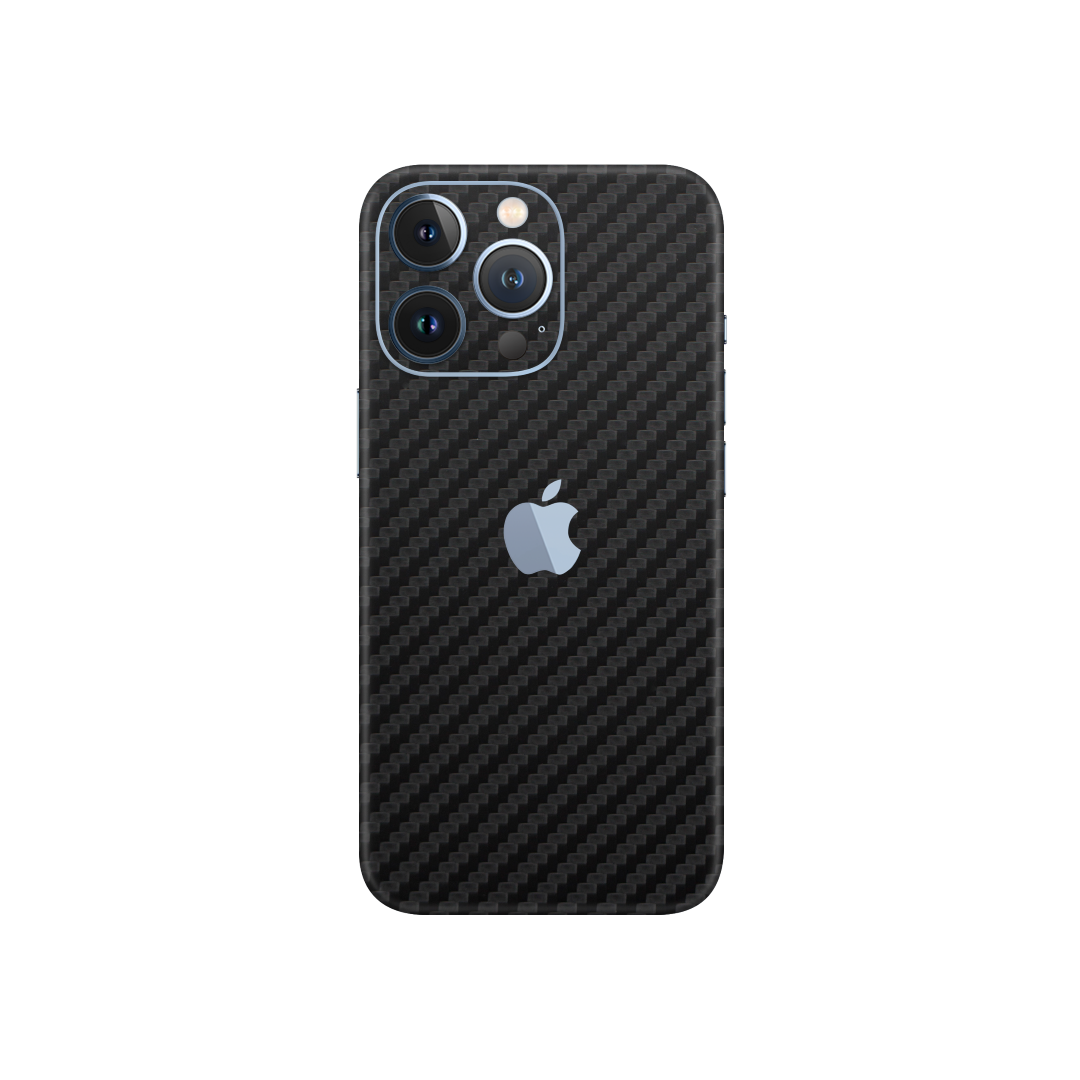 Carbon Fiber Black Skin for iPhone 13 Pro