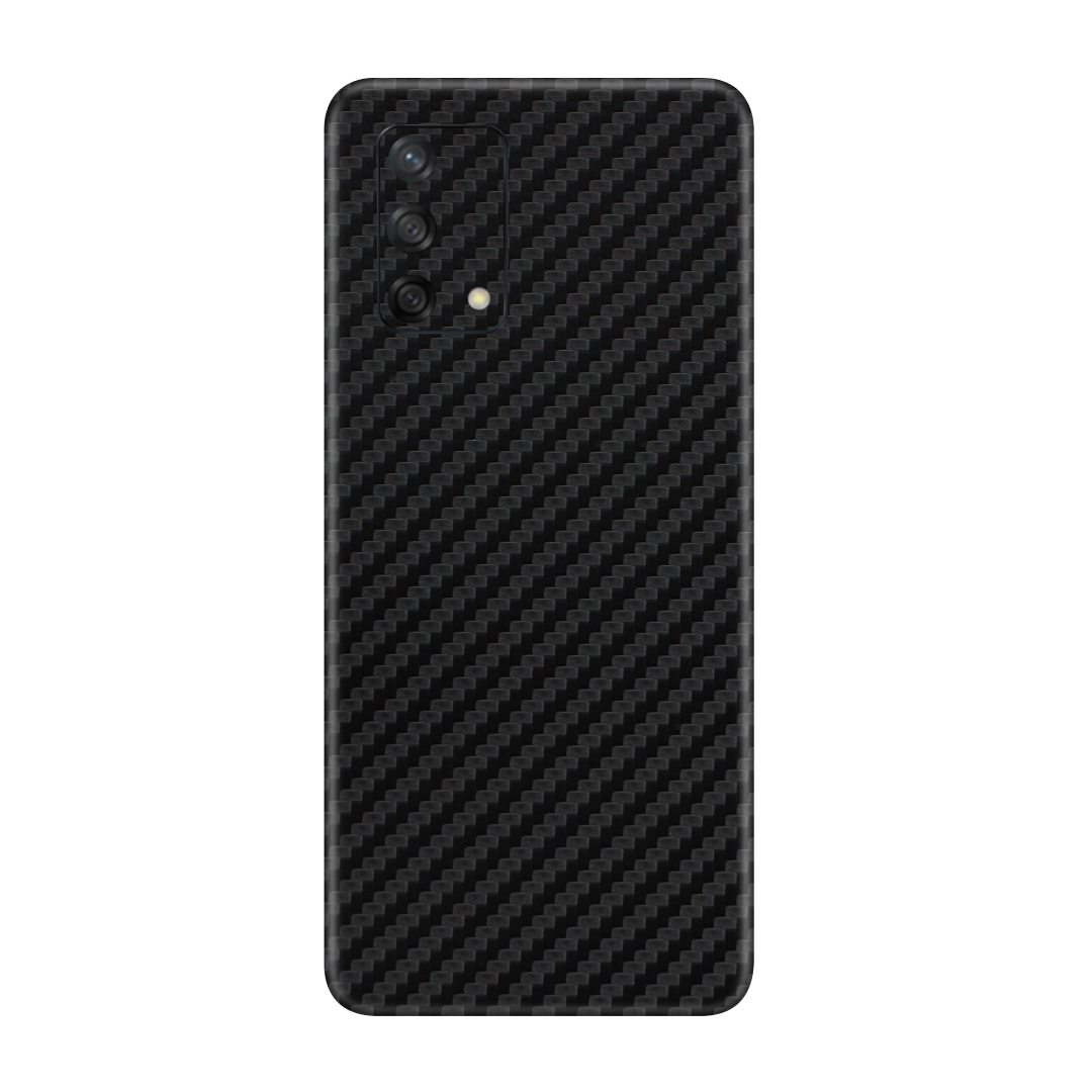 Carbon Fiber Black Skin for Oppo F19