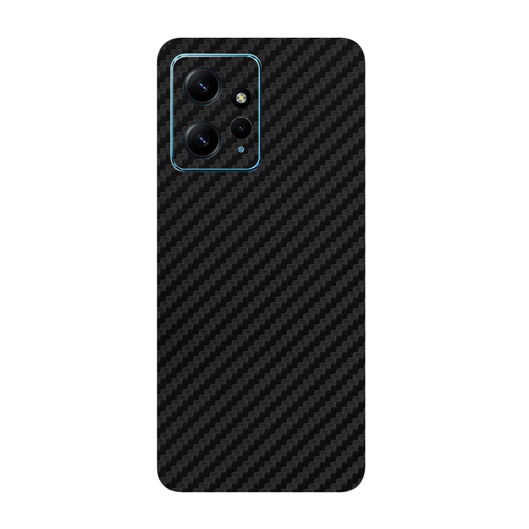 Carbon Fiber Black Skin for Redmi 12 4g