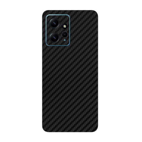 Carbon Fiber Black Skin for Redmi 12 4g