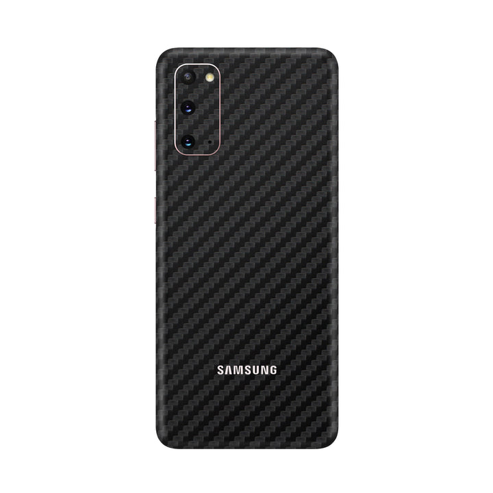 Carbon Fiber Black Skin for Samsung S20