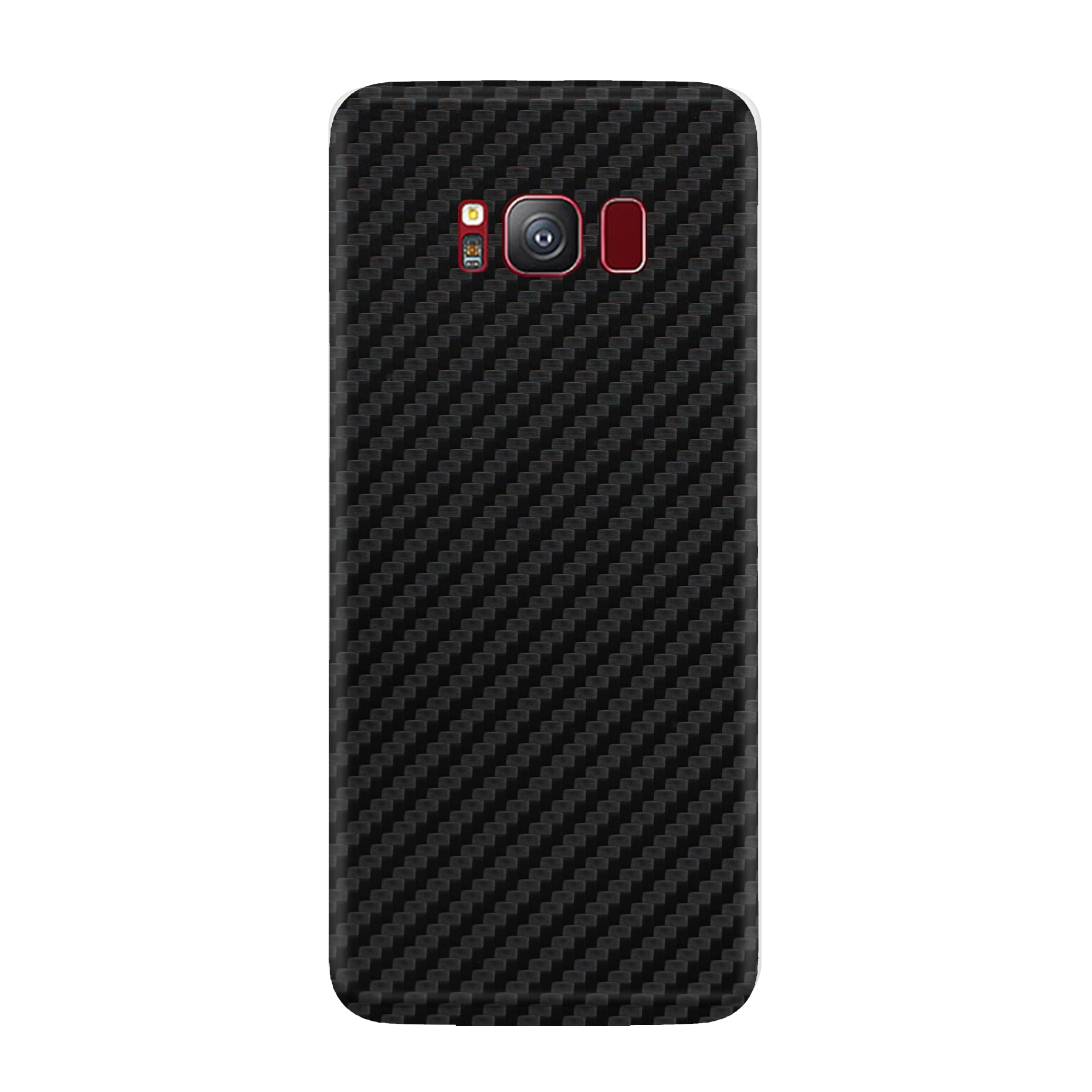 Carbon Fiber Black Skin for Samsung S8 Plus